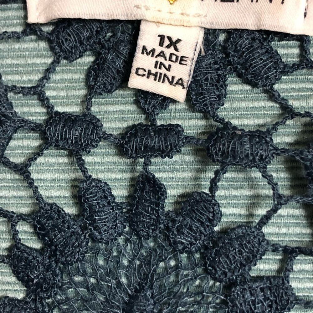 Woven Heart Kimono Floral Crochet Fringe Cardigan - Picture 10 of 11